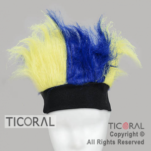 VINCHA CON PELO BOCA JUNIORS X 1 VINCHA CON PELO BOCA JUNIORS X 1